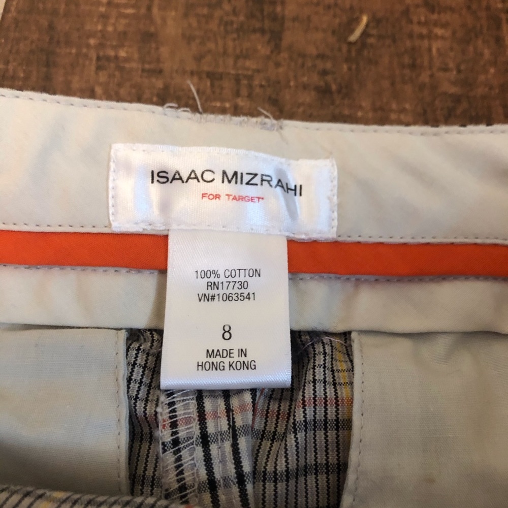 Y2K Plaid Wide-Leg Trousers in Gray and Tan - Picture 2 of 6